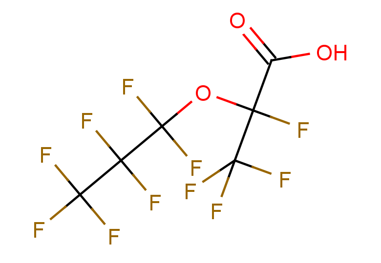 2,3,3,3-tetrafluoro-2-(1,1,2,2,3,3,3-heptafluoropropoxy)propanoic acid