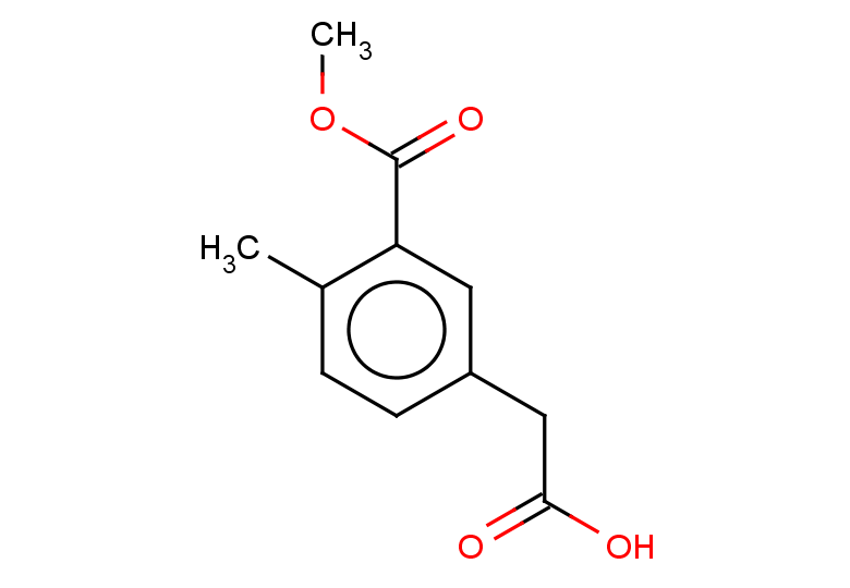 2-[3-(methoxycarbonyl)-4-methylphenyl]acetic acid