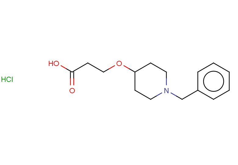 3-[(1-benzylpiperidin-4-yl)oxy]propanoic acid hydrochloride