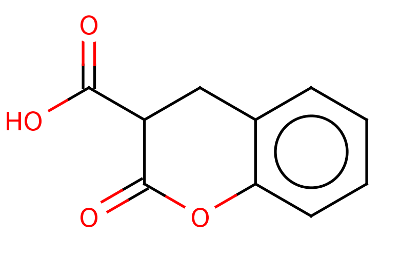 2-oxo-3,4-dihydro-2H-1-benzopyran-3-carboxylic acid