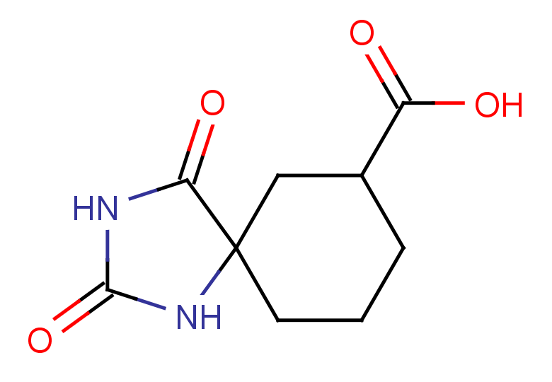 2,4-dioxo-1,3-diazaspiro[4.5]decane-7-carboxylic acid