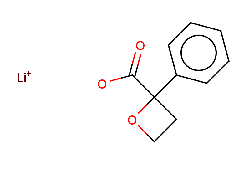 lithium 2-phenyloxetane-2-carboxylate