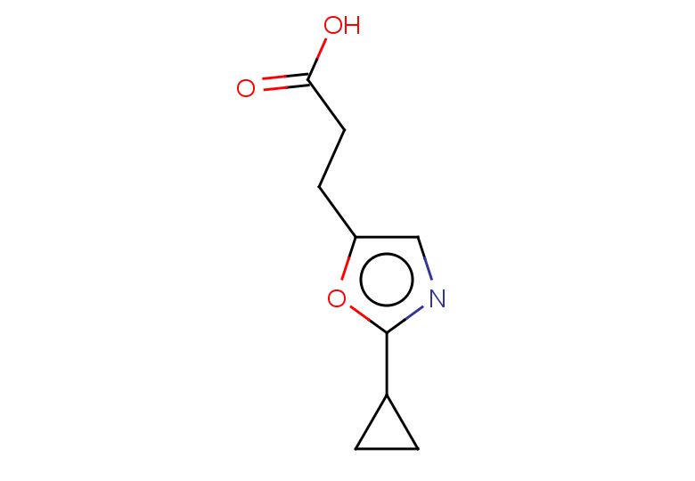 3-(2-cyclopropyl-1,3-oxazol-5-yl)propanoic acid