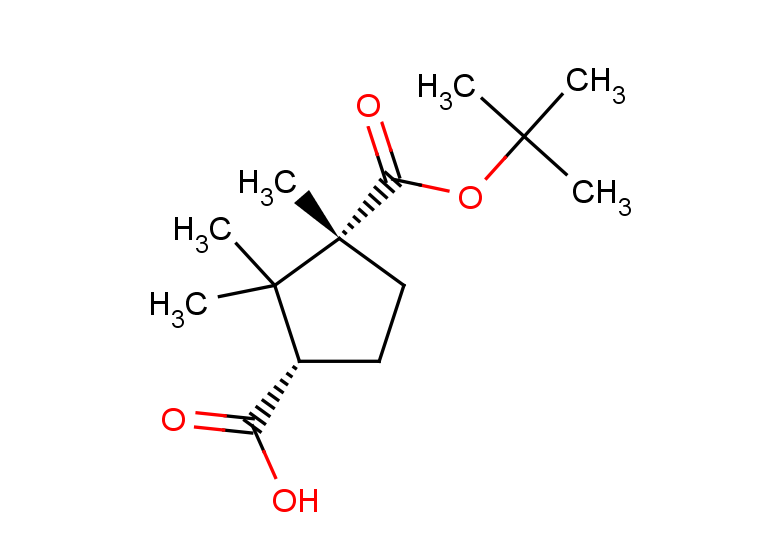 (1S,3R)-3-[(tert-butoxy)carbonyl]-2,2,3-trimethylcyclopentane-1-carboxylic acid