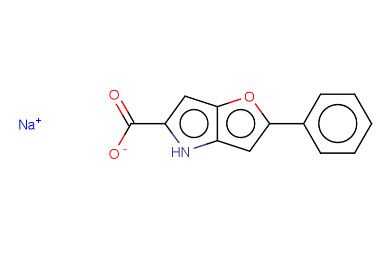 sodium 2-phenyl-4H-furo[3,2-b]pyrrole-5-carboxylate