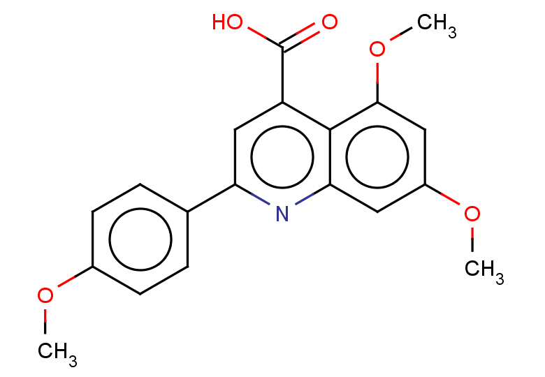 5,7-dimethoxy-2-(4-methoxyphenyl)quinoline-4-carboxylic acid