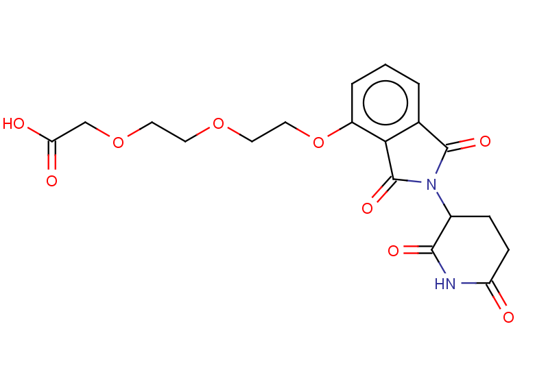 2-[2-(2-{[2-(2,6-dioxopiperidin-3-yl)-1,3-dioxo-2,3-dihydro-1H-isoindol-4-yl]oxy}ethoxy)ethoxy]acetic acid