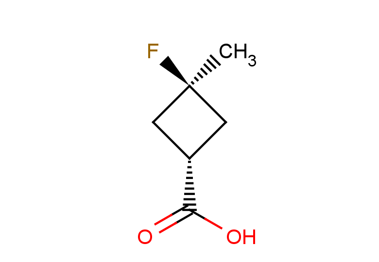 (1s,3r)-3-fluoro-3-methylcyclobutane-1-carboxylic acid, trans