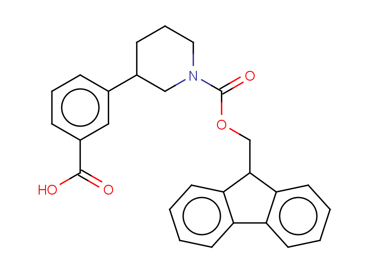 3-(1-{[(9H-fluoren-9-yl)methoxy]carbonyl}piperidin-3-yl)benzoic acid