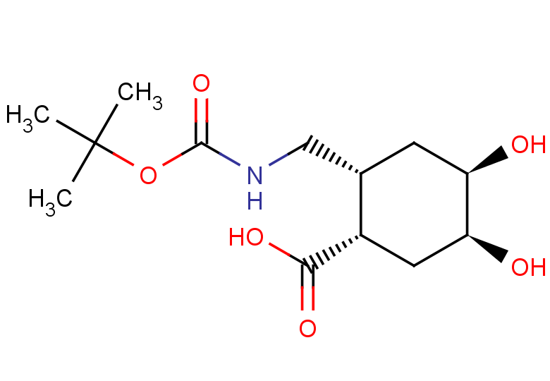 rac-(1R,2S,4S,5R)-2-({[(tert-butoxy)carbonyl]amino}methyl)-4,5-dihydroxycyclohexane-1-carboxylic acid