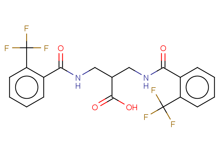 3-{[2-(trifluoromethyl)phenyl]formamido}-2-({[2-(trifluoromethyl)phenyl]formamido}methyl)propanoic acid
