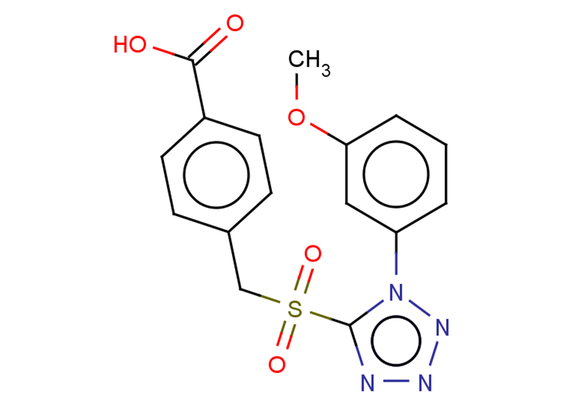 4-({[1-(3-methoxyphenyl)-1H-1,2,3,4-tetrazol-5-yl]sulfonyl}methyl)benzoic acid