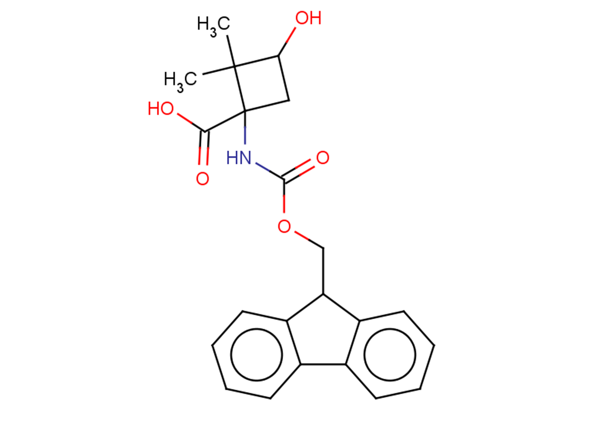 1-({[(9H-fluoren-9-yl)methoxy]carbonyl}amino)-3-hydroxy-2,2-dimethylcyclobutane-1-carboxylic acid, Mixture of diastereomers