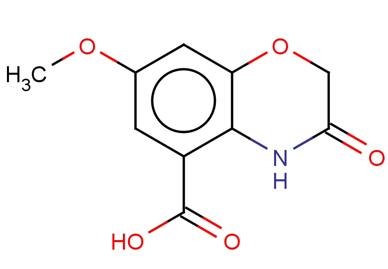 7-methoxy-3-oxo-3,4-dihydro-2H-1,4-benzoxazine-5-carboxylic acid