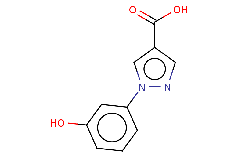 1-(3-hydroxyphenyl)-1H-pyrazole-4-carboxylic acid