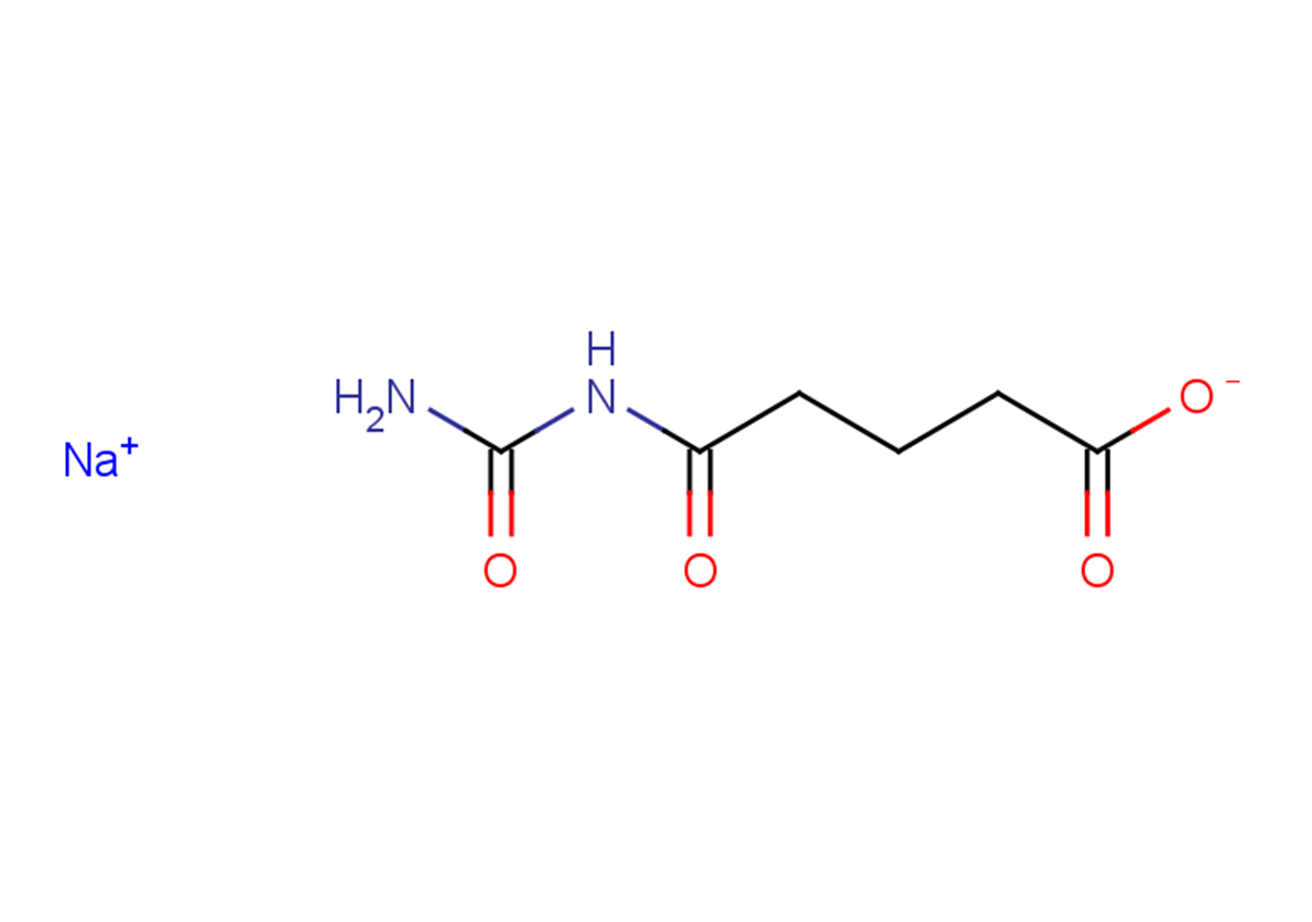 sodium 5-(carbamoylamino)-5-oxopentanoate