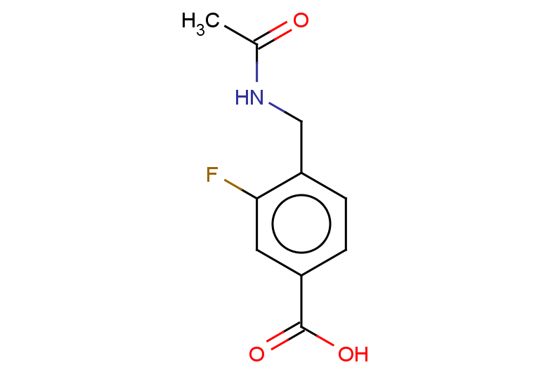 4-(acetamidomethyl)-3-fluorobenzoic acid