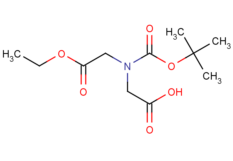 2-{[(tert-butoxy)carbonyl](2-ethoxy-2-oxoethyl)amino}acetic acid