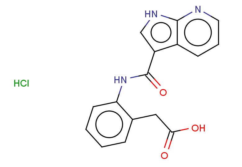 2-(2-{1H-pyrrolo[2,3-b]pyridine-3-amido}phenyl)acetic acid hydrochloride
