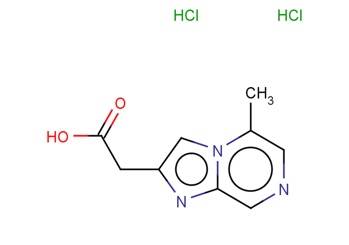 2-{5-methylimidazo[1,2-a]pyrazin-2-yl}acetic acid dihydrochloride
