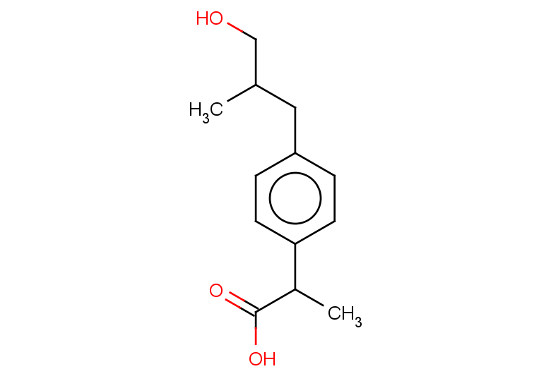 2-[4-(3-hydroxy-2-methylpropyl)phenyl]propanoic acid