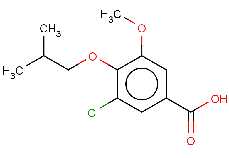3-chloro-5-methoxy-4-(2-methylpropoxy)benzoic acid