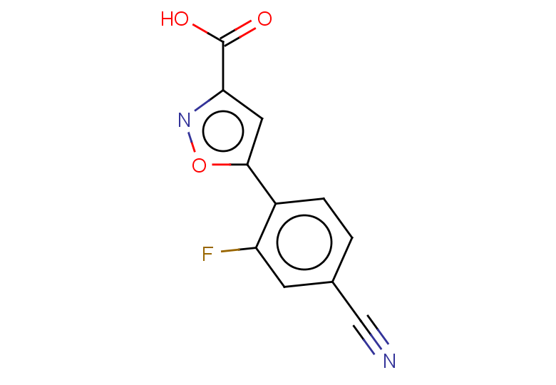 5-(4-cyano-2-fluorophenyl)-1,2-oxazole-3-carboxylic acid