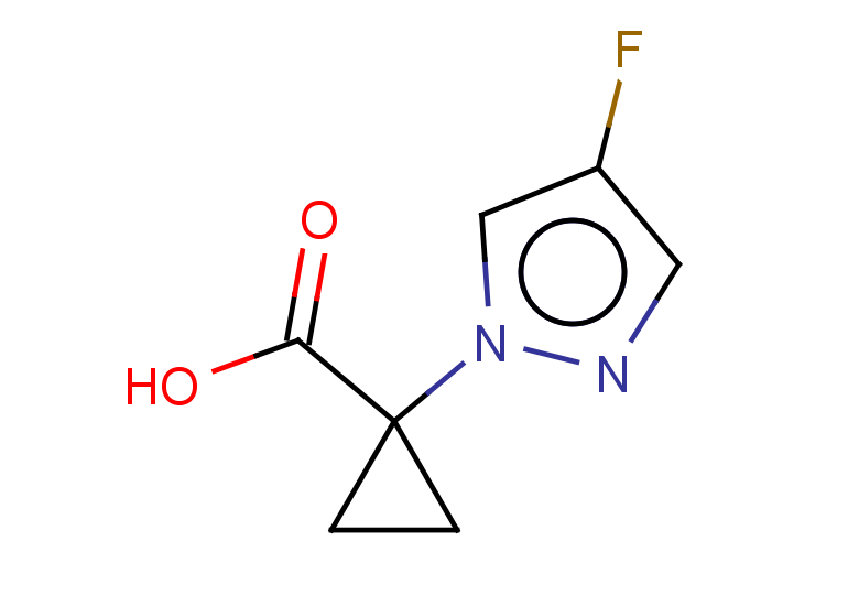 1-(4-fluoro-1H-pyrazol-1-yl)cyclopropane-1-carboxylic acid