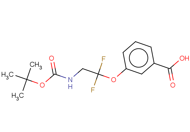 3-(2-{[(tert-butoxy)carbonyl]amino}-1,1-difluoroethoxy)benzoic acid