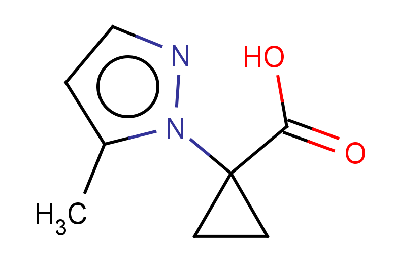 1-(5-methyl-1H-pyrazol-1-yl)cyclopropane-1-carboxylic acid