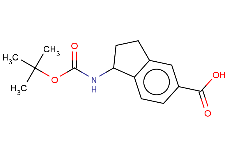 1-{[(tert-butoxy)carbonyl]amino}-2,3-dihydro-1H-indene-5-carboxylic acid
