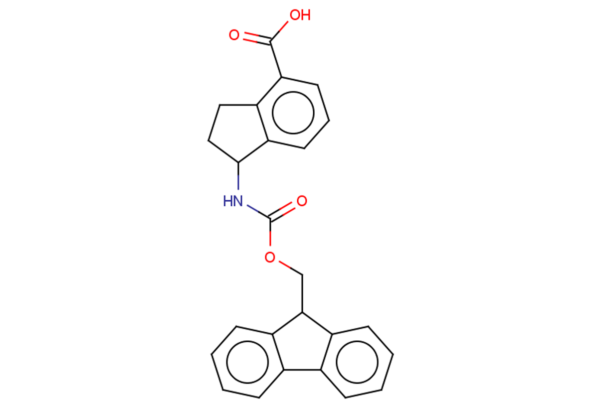 1-({[(9H-fluoren-9-yl)methoxy]carbonyl}amino)-2,3-dihydro-1H-indene-4-carboxylic acid