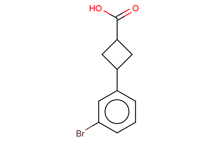 3-(3-bromophenyl)cyclobutane-1-carboxylic acid, Mixture of diastereomers