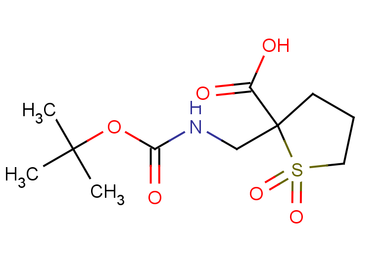 2-({[(tert-butoxy)carbonyl]amino}methyl)-1,1-dioxo-1lambda6-thiolane-2-carboxylic acid