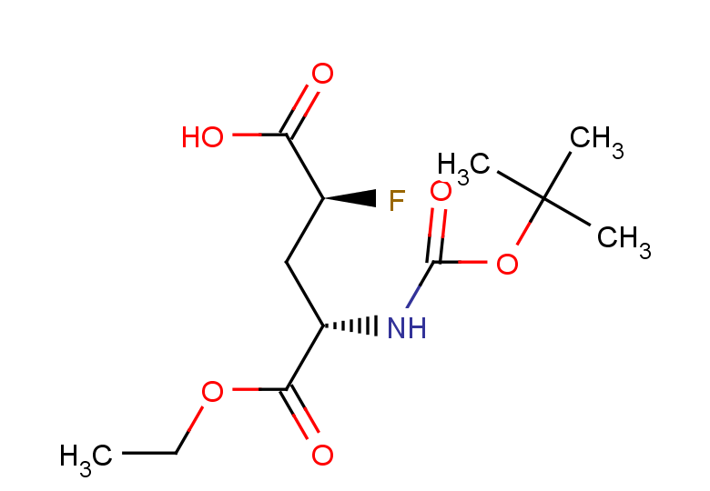 (2S,4S)-4-{[(tert-butoxy)carbonyl]amino}-5-ethoxy-2-fluoro-5-oxopentanoic acid