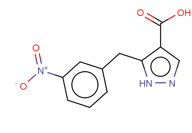 5-[(3-nitrophenyl)methyl]-1H-pyrazole-4-carboxylic acid