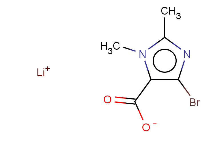 lithium(1+) 4-bromo-1,2-dimethyl-1H-imidazole-5-carboxylate