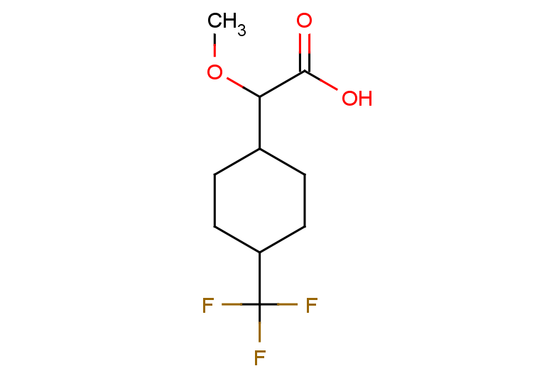 2-methoxy-2-[4-(trifluoromethyl)cyclohexyl]acetic acid, Mixture of diastereomers