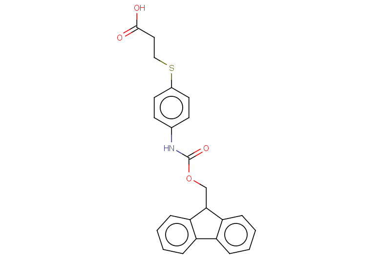 3-{[4-({[(9H-fluoren-9-yl)methoxy]carbonyl}amino)phenyl]sulfanyl}propanoic acid