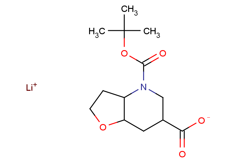 lithium(1+) 4-[(tert-butoxy)carbonyl]-octahydrofuro[3,2-b]pyridine-6-carboxylate
