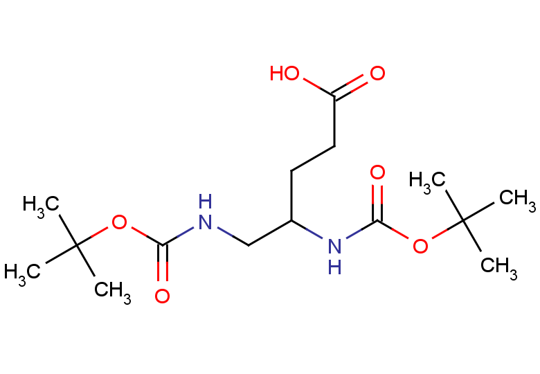 4,5-bis({[(tert-butoxy)carbonyl]amino})pentanoic acid