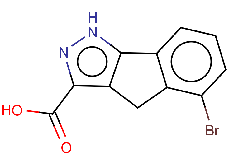 5-bromo-1H,4H-indeno[1,2-c]pyrazole-3-carboxylic acid