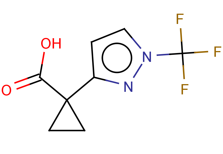 1-[1-(trifluoromethyl)-1H-pyrazol-3-yl]cyclopropane-1-carboxylic acid
