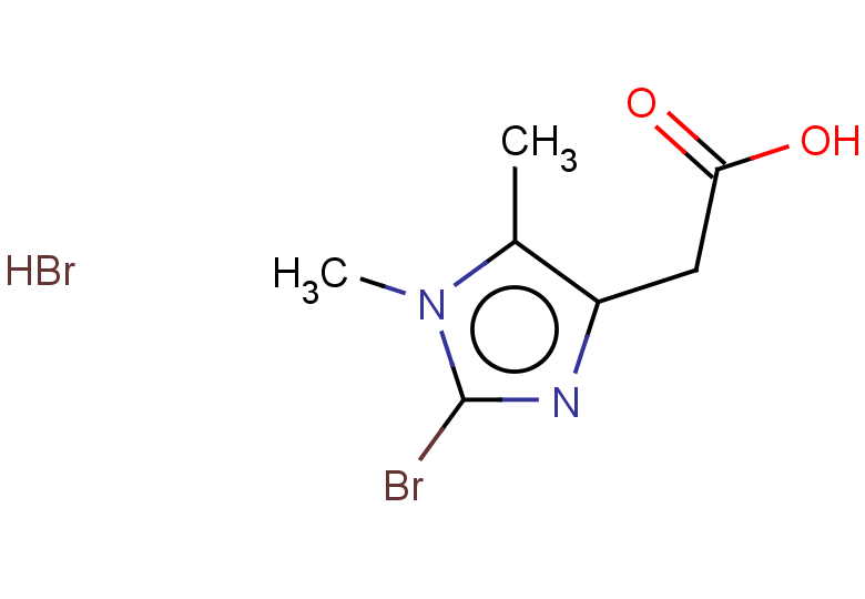 2-(2-bromo-1,5-dimethyl-1H-imidazol-4-yl)acetic acid hydrobromide