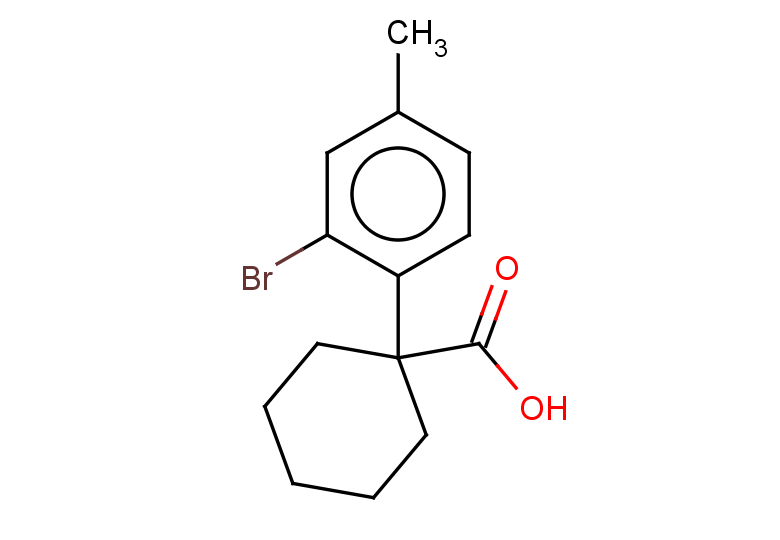 1-(2-bromo-4-methylphenyl)cyclohexane-1-carboxylic acid