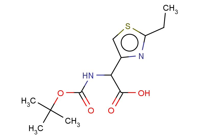 2-{[(tert-butoxy)carbonyl]amino}-2-(2-ethyl-1,3-thiazol-4-yl)acetic acid