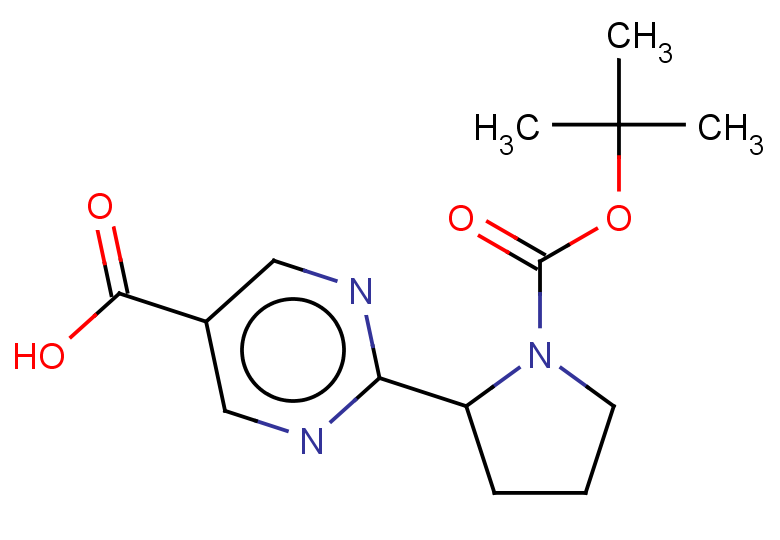 2-{1-[(tert-butoxy)carbonyl]pyrrolidin-2-yl}pyrimidine-5-carboxylic acid
