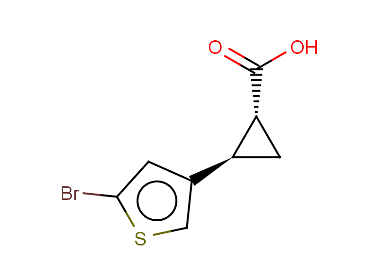rac-(1R,2R)-2-(5-bromothiophen-3-yl)cyclopropane-1-carboxylic acid, trans