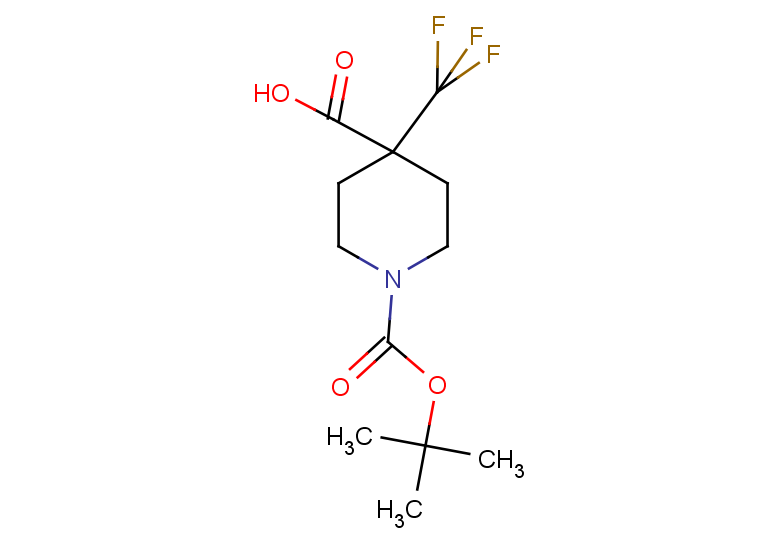 1-[(tert-butoxy)carbonyl]-4-(trifluoromethyl)piperidine-4-carboxylic acid