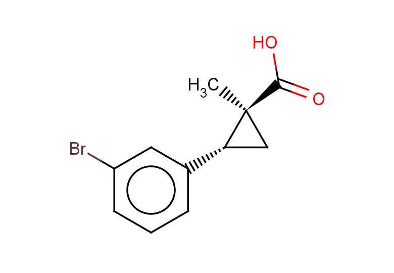rac-(1R,2S)-2-(3-bromophenyl)-1-methylcyclopropane-1-carboxylic acid, trans